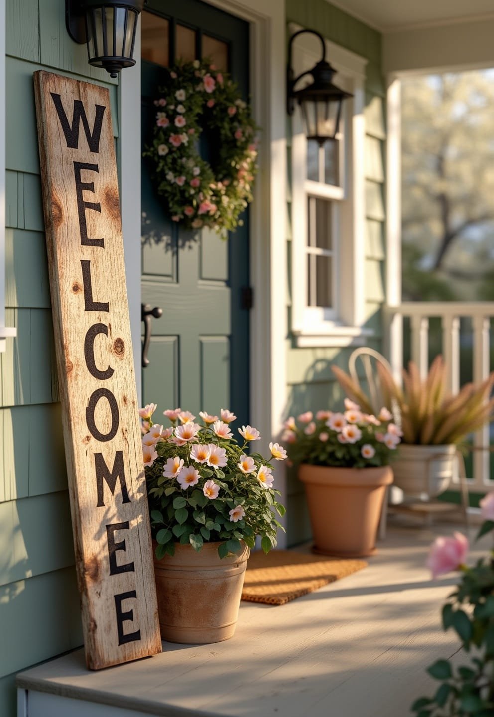 1) Wreath With Eucalyptus And Lavender