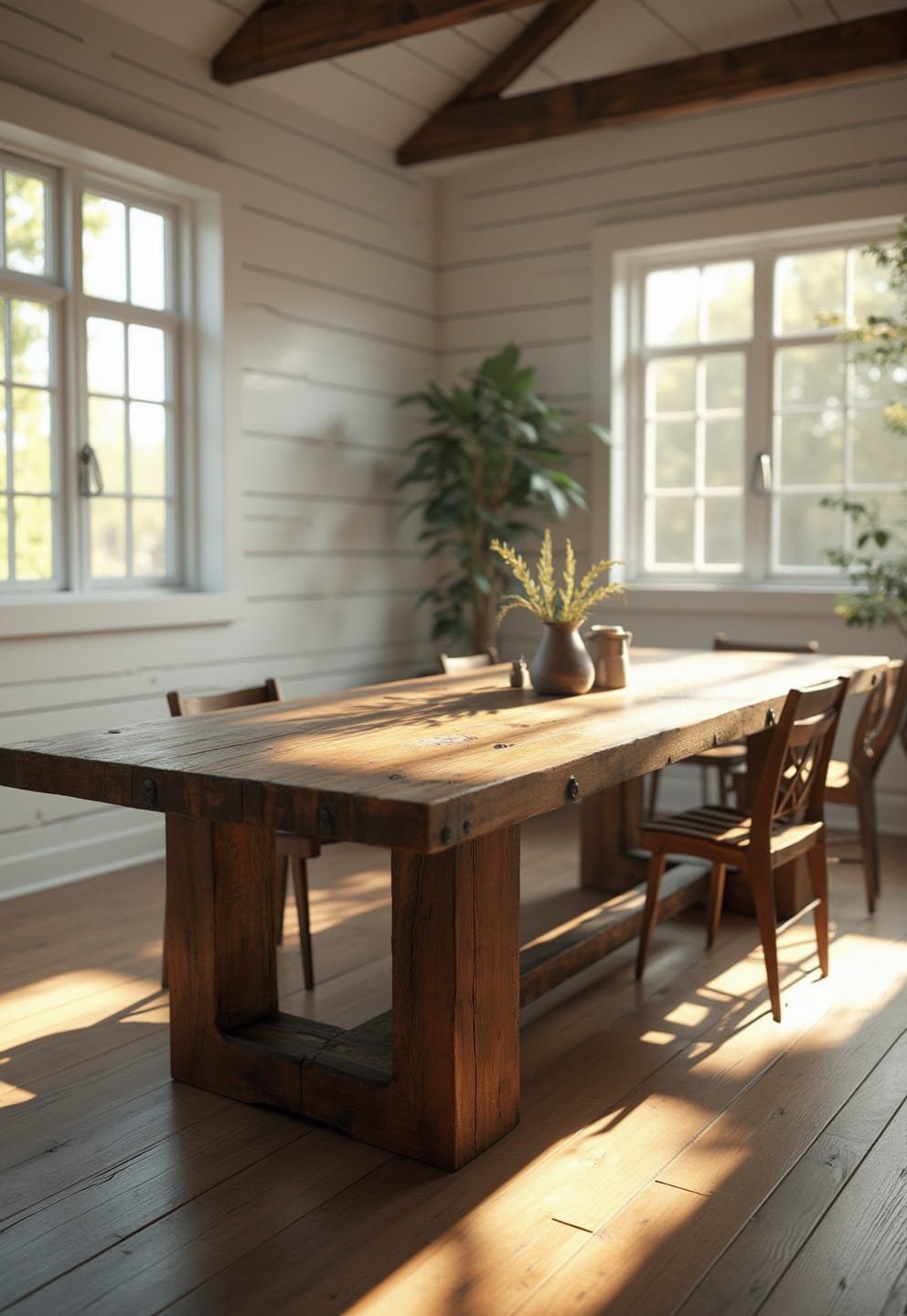 2) Wicker Wingback Armchair