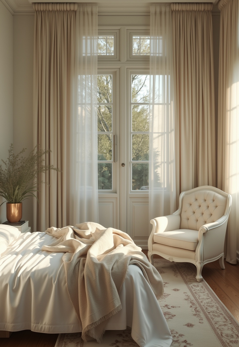 2) Plush Upholstered Headboard