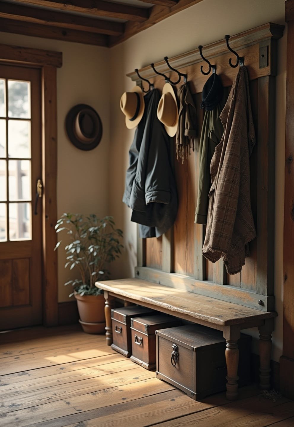 7 american colonial entryway ideas (timeless home design) 7 6) Vintage Coat Rack
