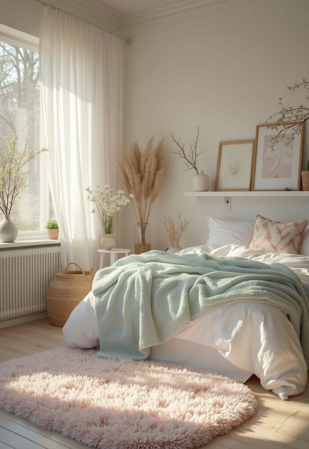 4) Velvet Throw Pillows