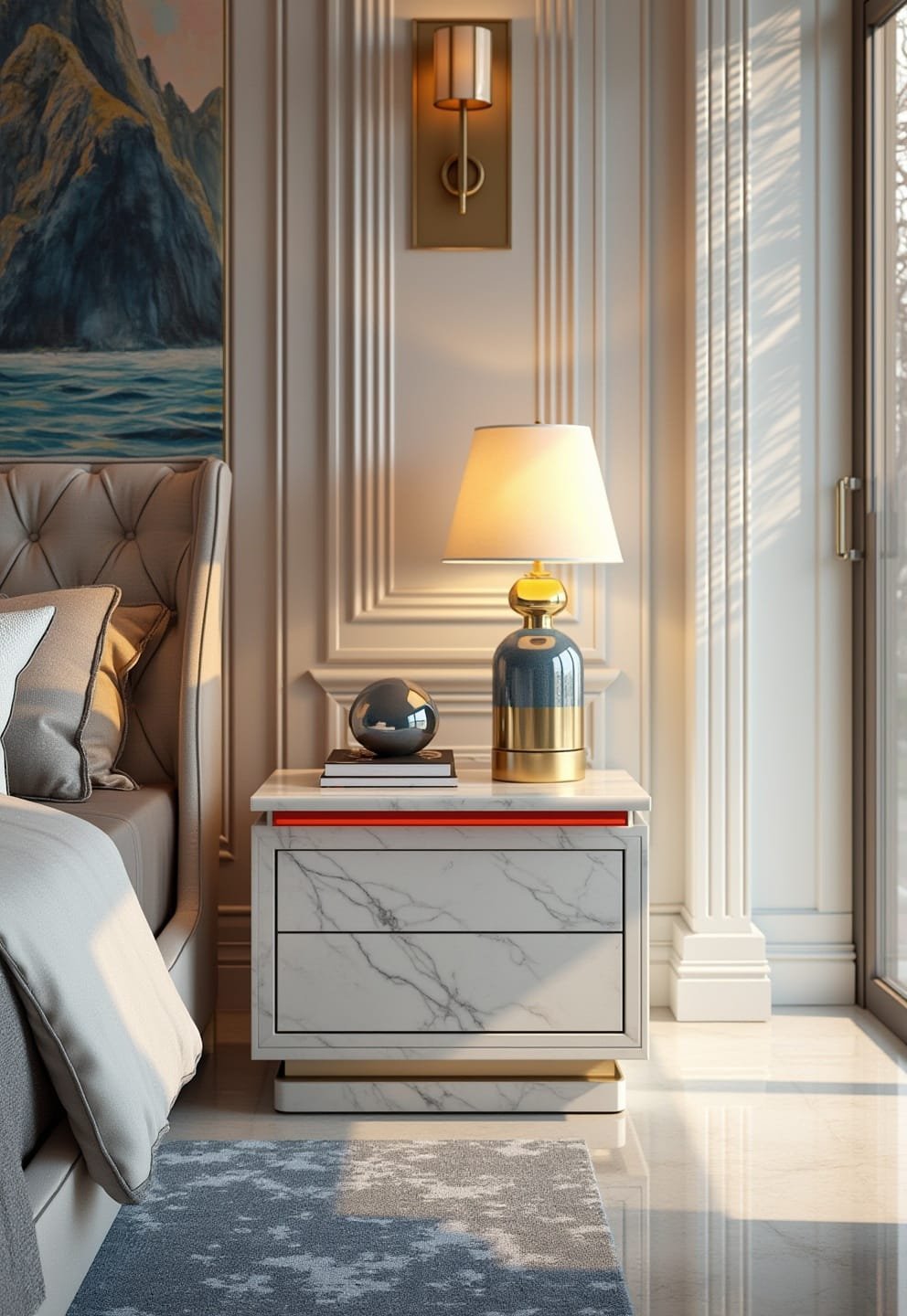 15 luxury aesthetic bedside table ideas (designer secrets) 12 10) Wall-mounted Space Saver Table