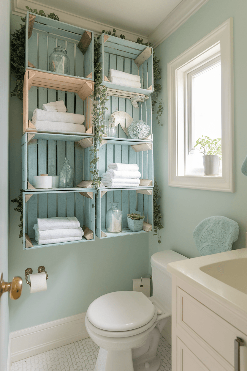 3 – Wall-Mounted Baskets Create Instant Storage