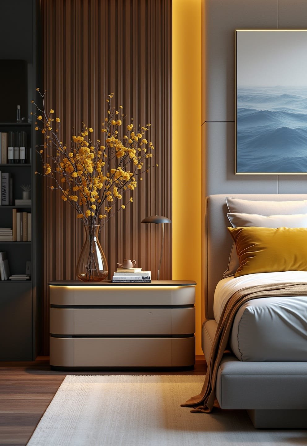 15 luxury aesthetic bedside table ideas (designer secrets) 7 5) Luxdeco Style With Accessories