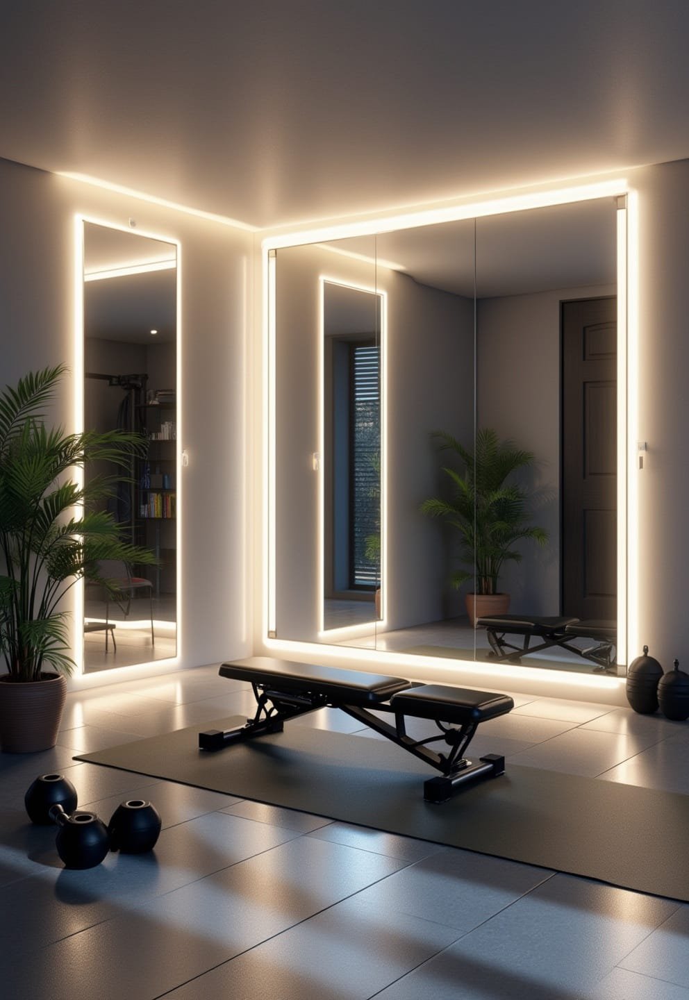 4) Rustic Wooden Benches