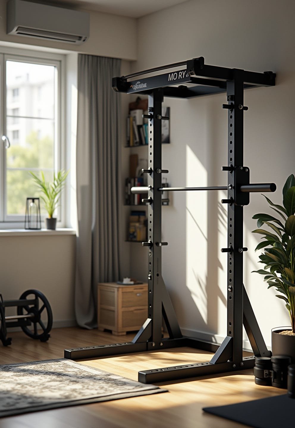 7) Industrial Pipe Shelving