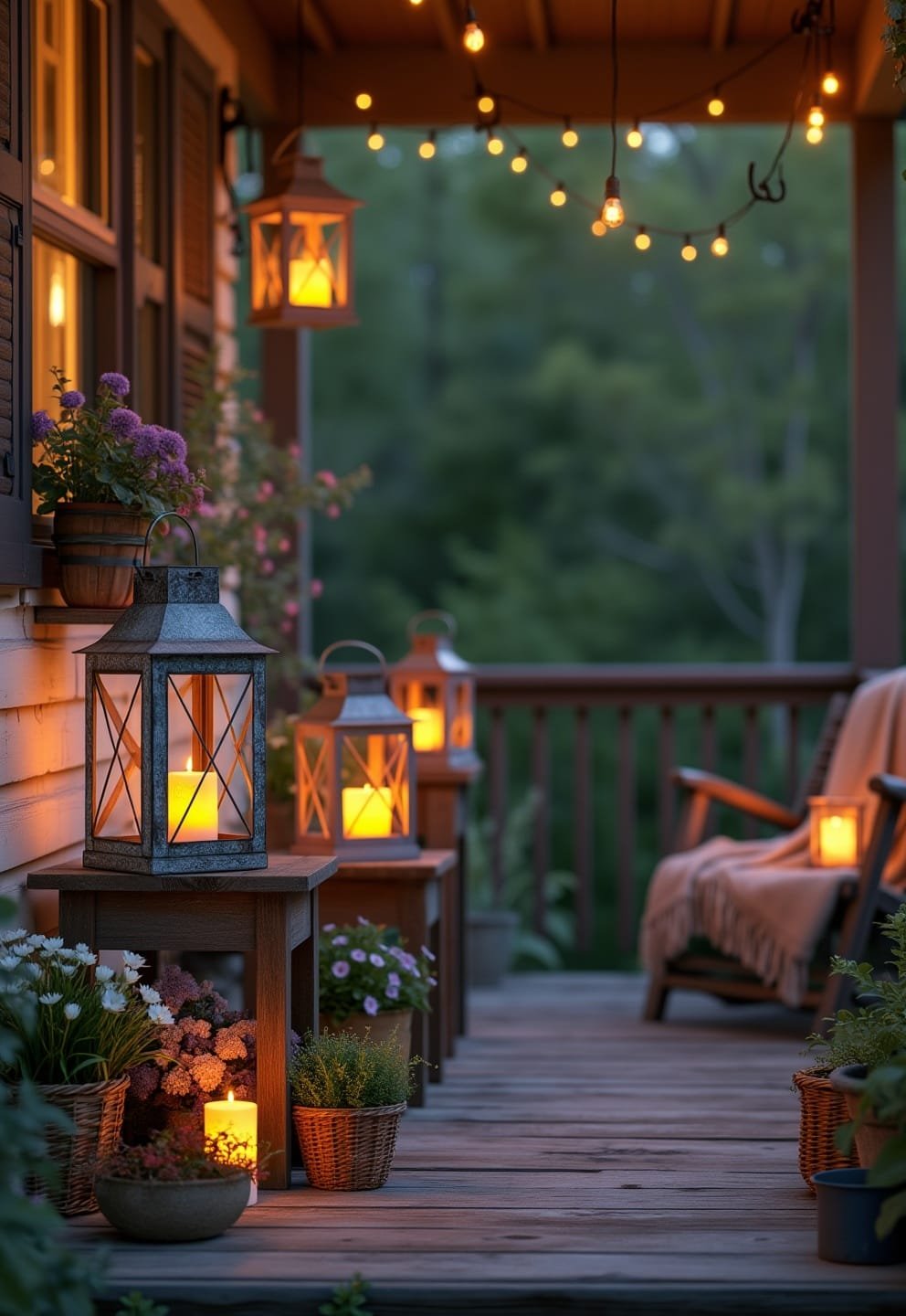 4) Burlap Table Runner With Lace