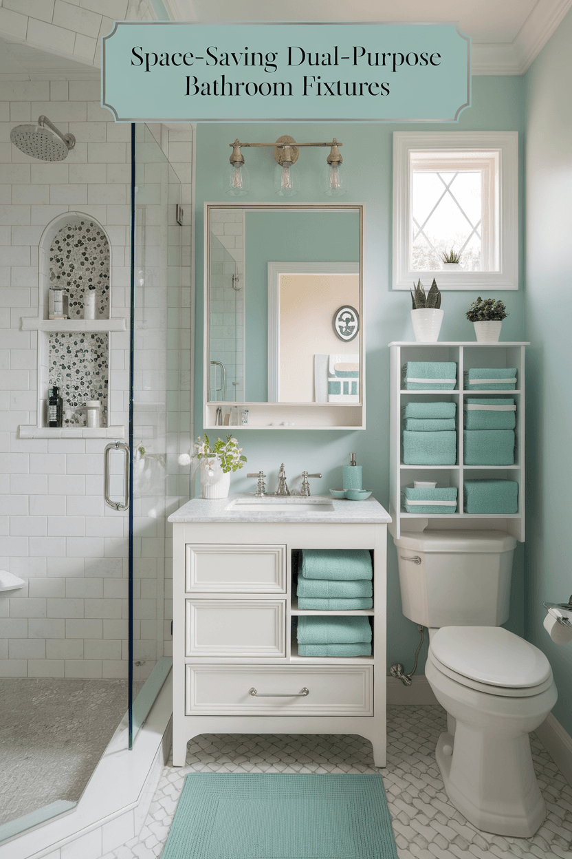 4 – Recessed Shelving Creates Stylish Storage Pockets