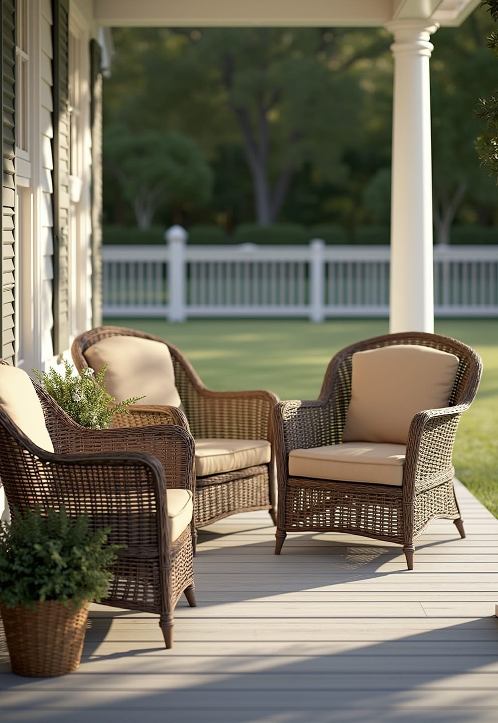7 more front porch chairs for easy living (that last forever) 4 2) Mainstays Wood Outdoor Adirondack Chair