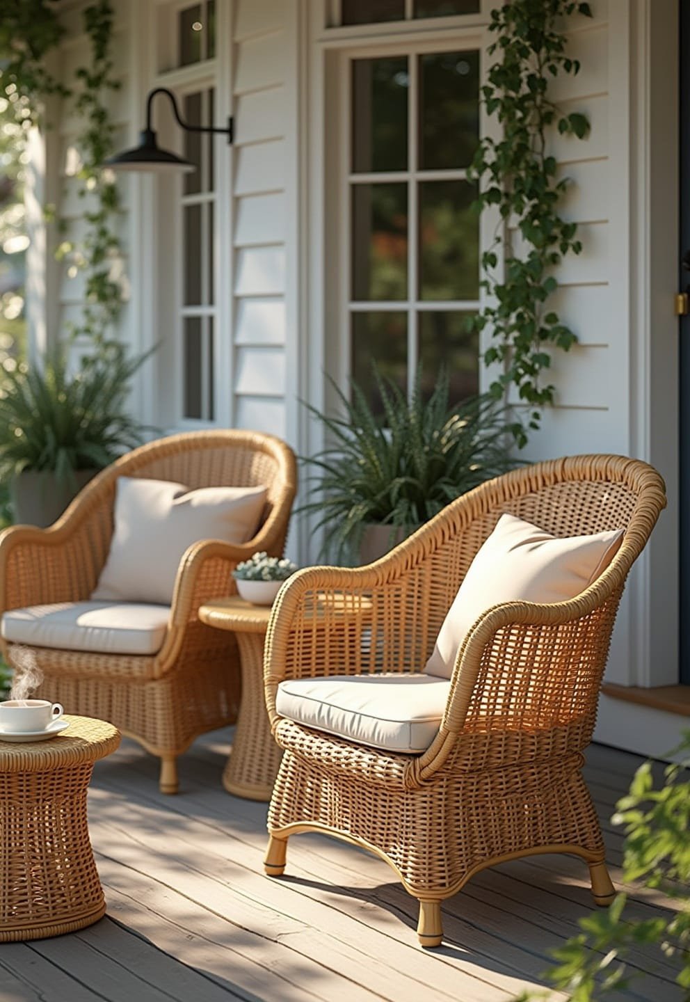 7 more front porch chairs for easy living (that last forever) 5 3) Keter Resin Wicker Patio Chair