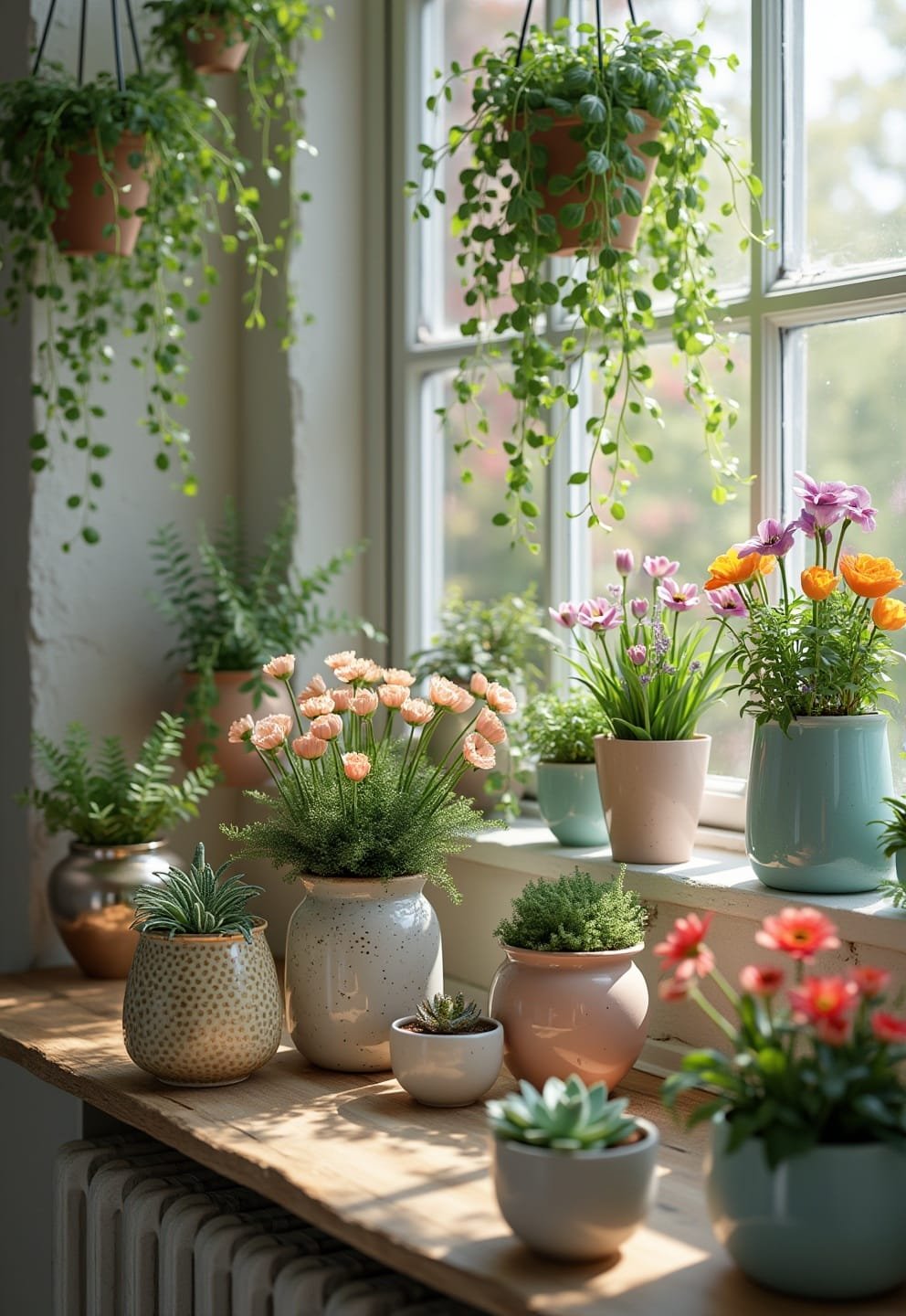 9) Sheer White Curtains