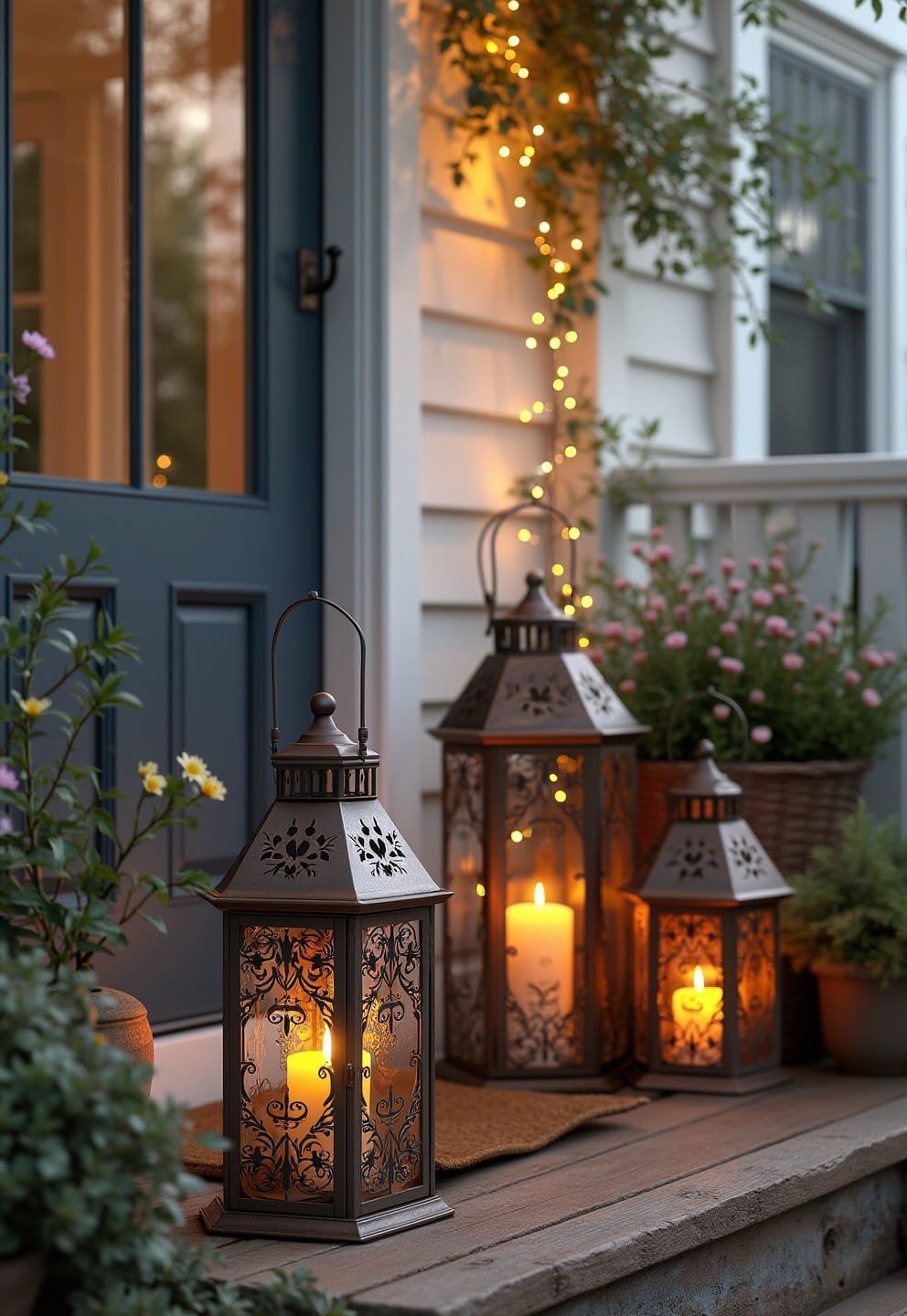 2) Rustic Wooden Welcome Sign