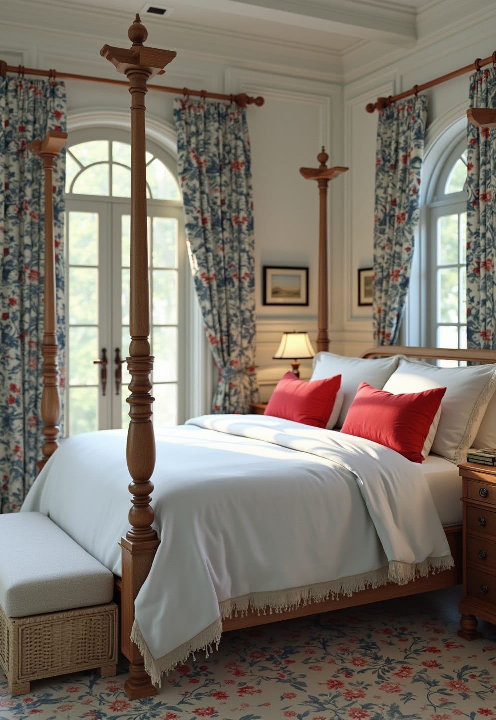 2) Use Pure White Linens For Bedding