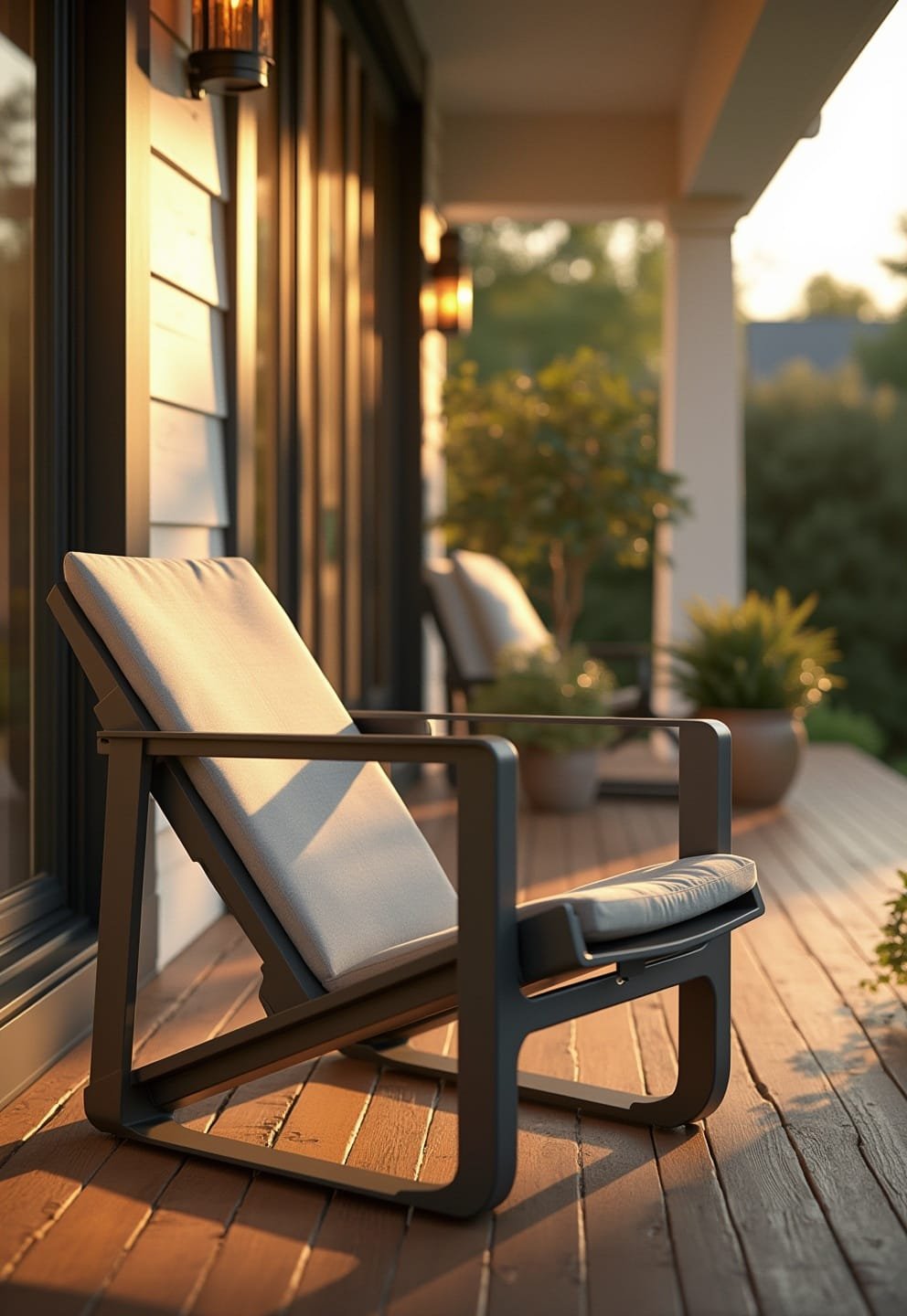 7 more front porch chairs for easy living (that last forever) 6 4) Giantex 4 Pcs Rattan Chair Set